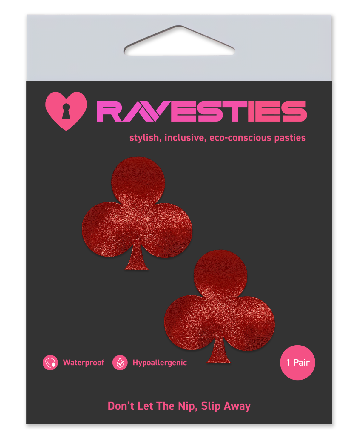 Club Playing Card Nipple Pasties