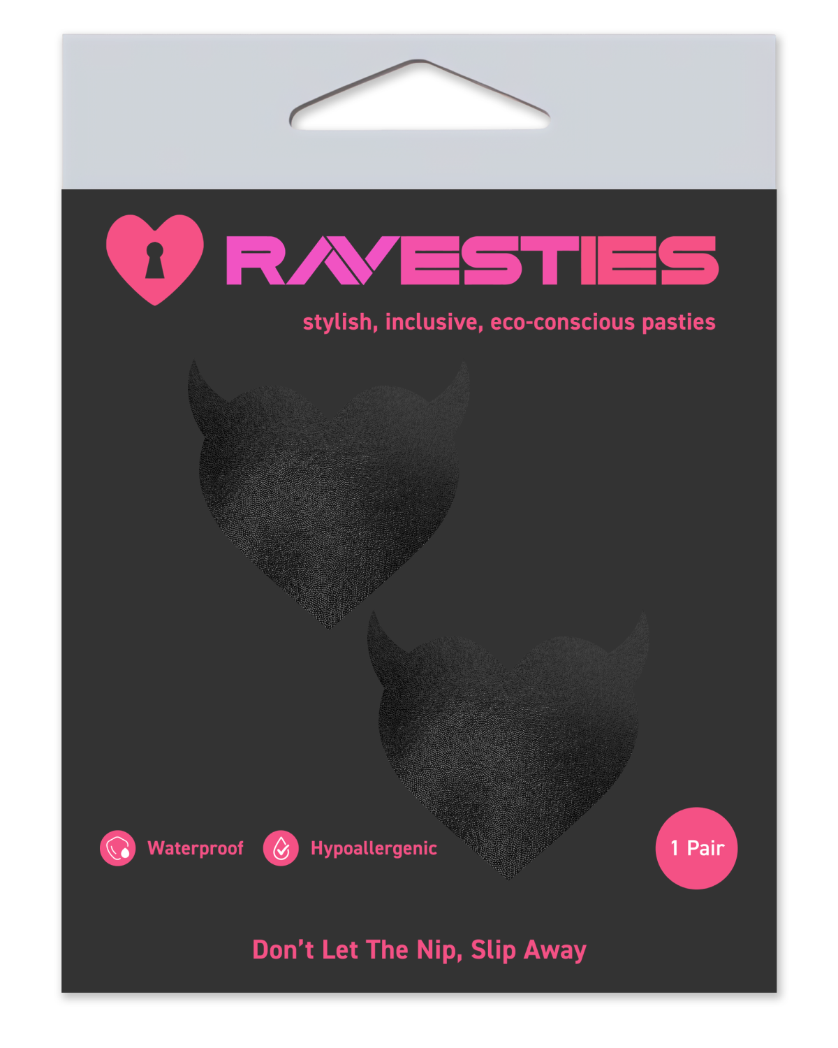 Devil Heart Nipple Pasties