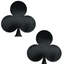 Club Playing Card Nipple Pasties